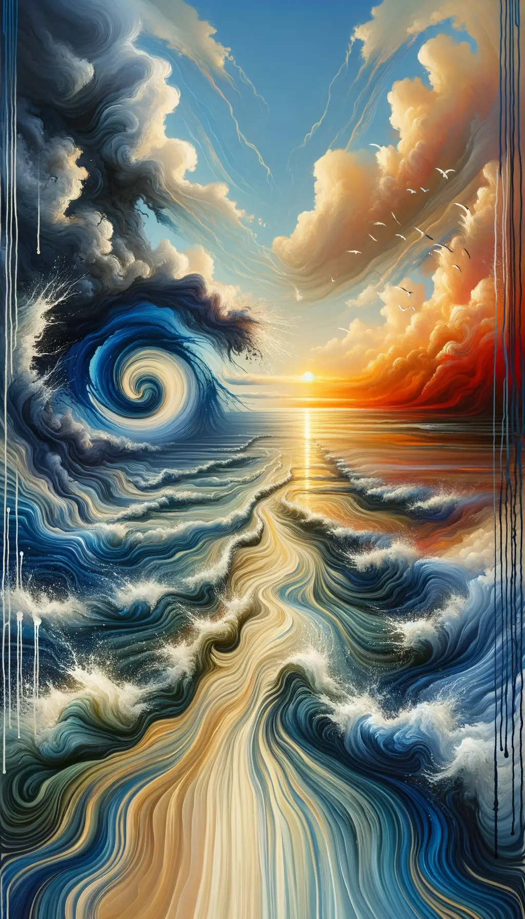 Whispers of Solitude: A Siren's Sojourn Through the Tides