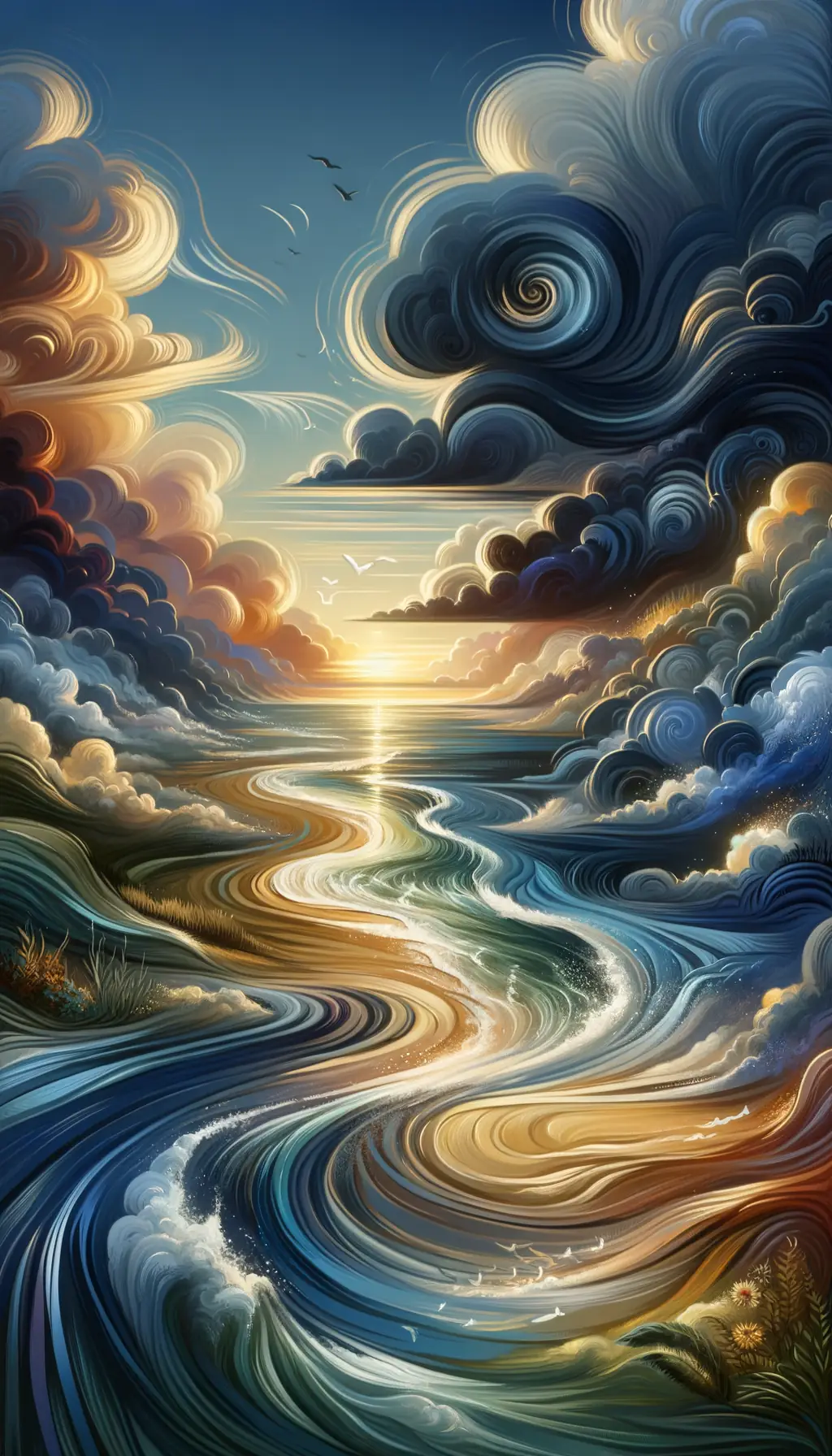 Whispers of Resilience: A Therapeutic Sky Symphony