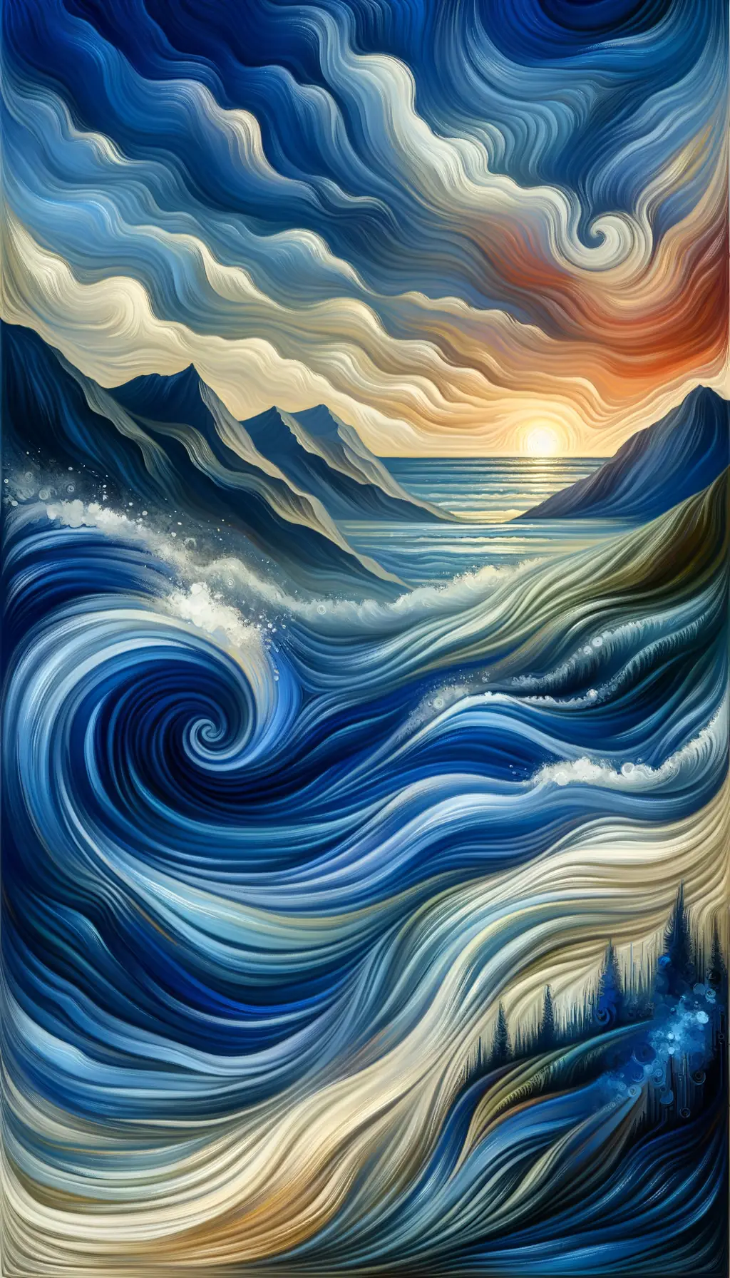 Harmony Unfolding: A Symphony of Tide and Sun