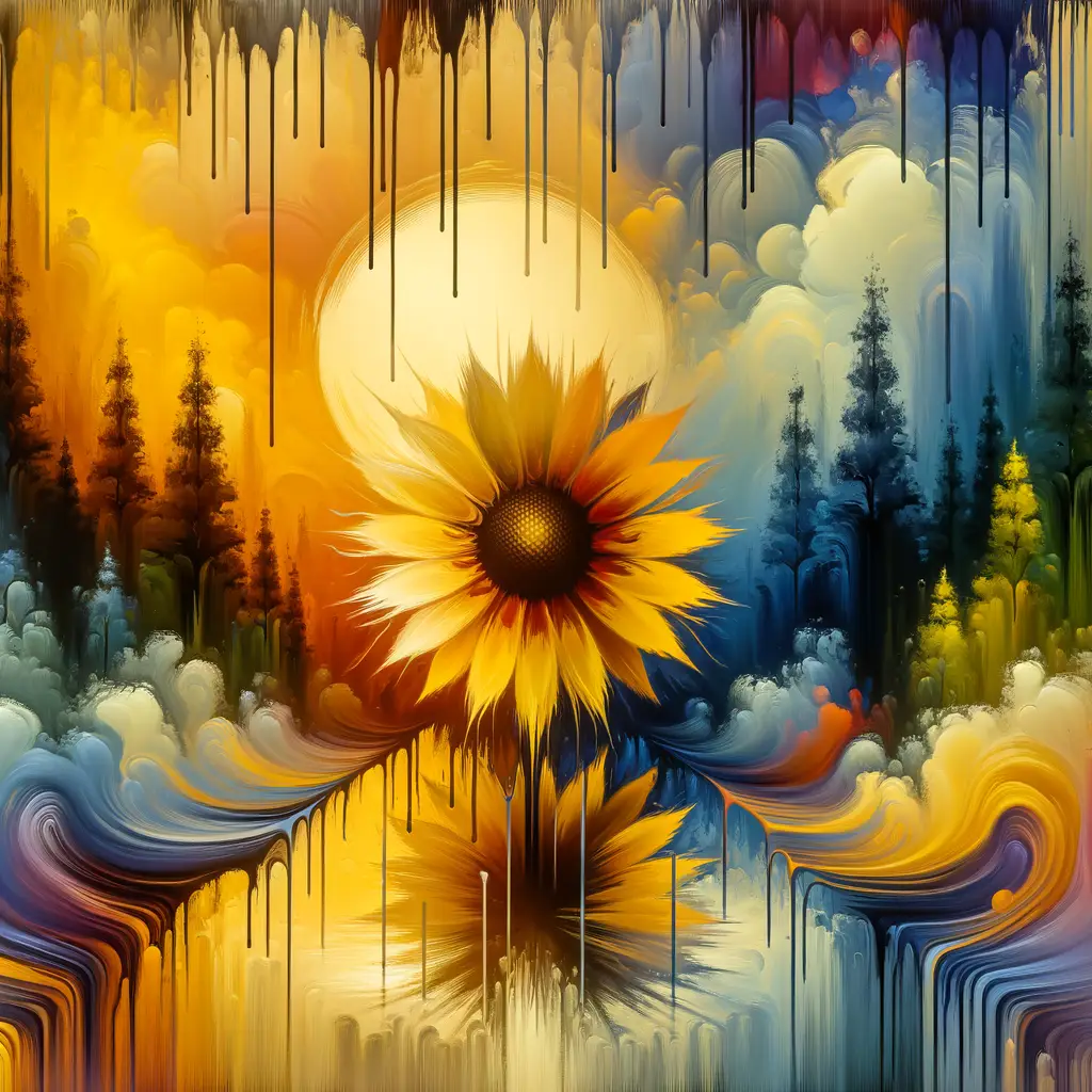 Rays of Resilience: Shadows' Symphony in Golden Silence