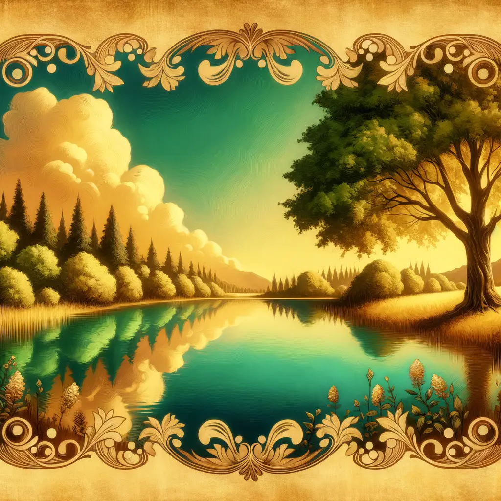 Whispers of the Oak: Tranquil Therapy by the Azure Lake