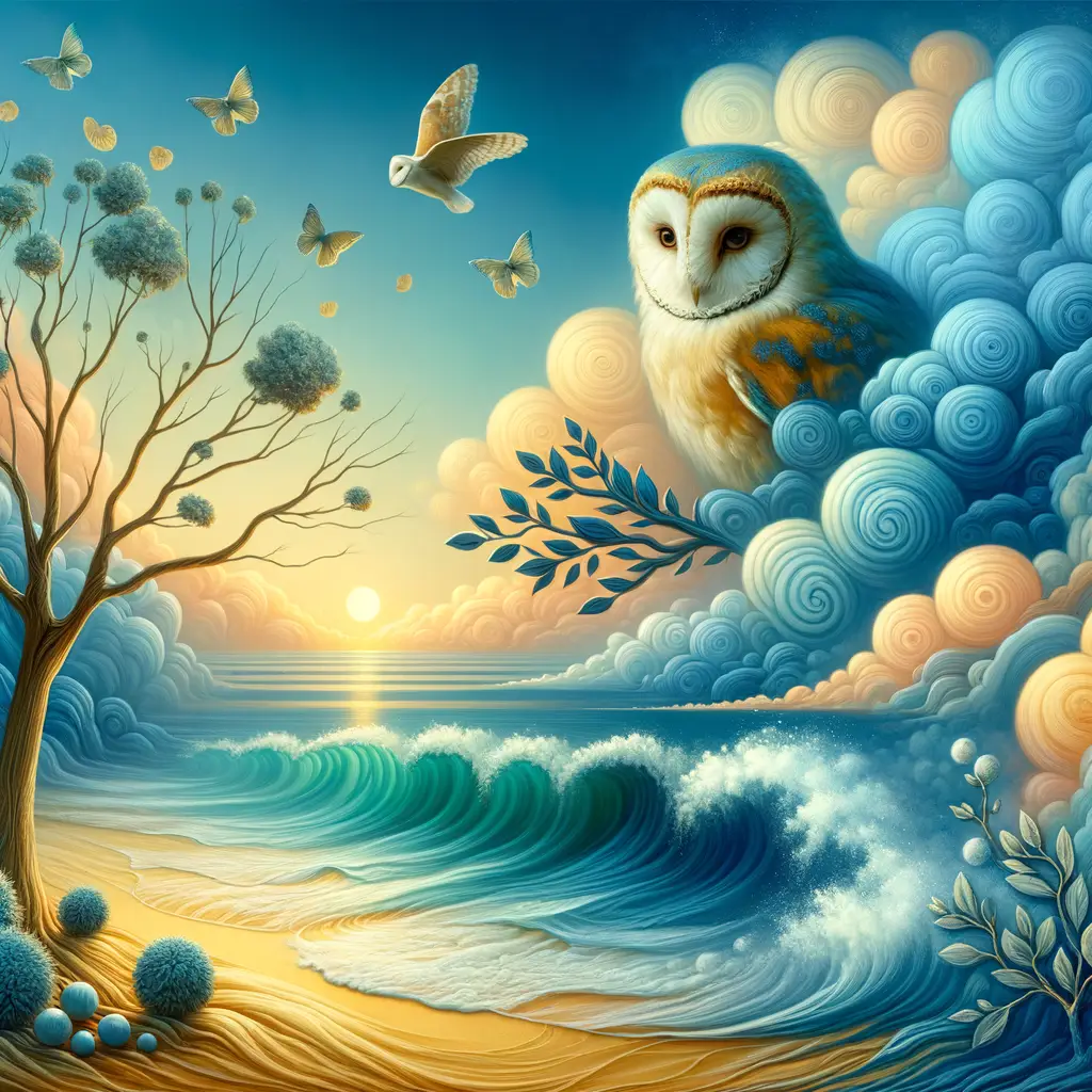 Whispers of the Soul: A Tranquil Journey through Azure Realms