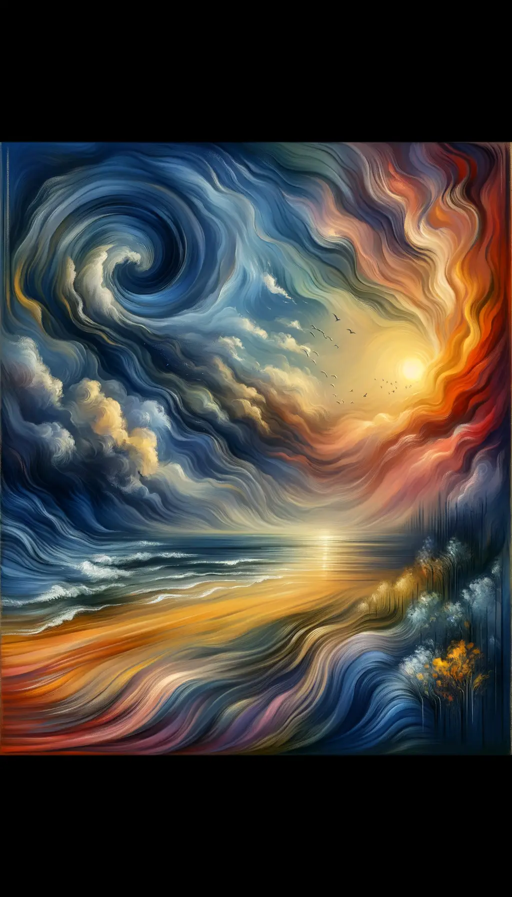Echoes of Tranquil Light: A Journey Through Inner Storms