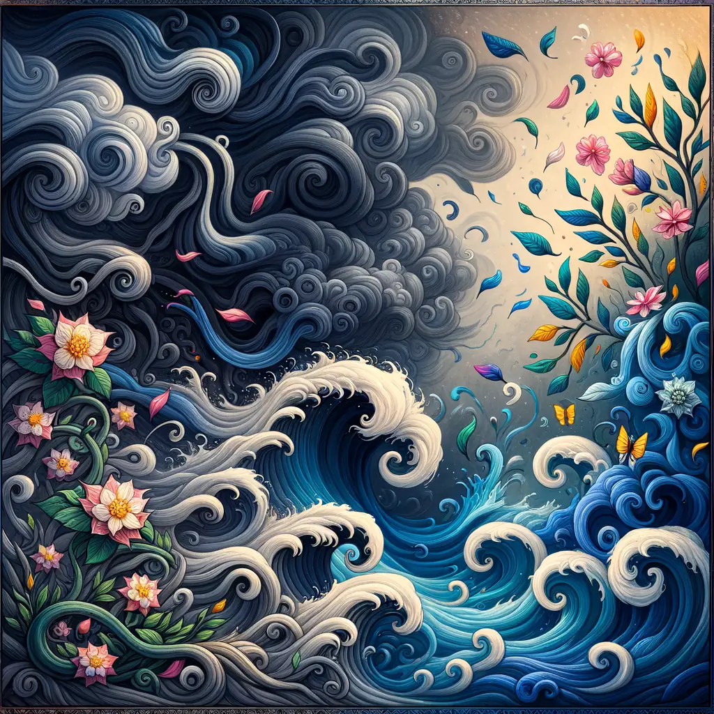 Whispers of Growth in Storm's Embrace