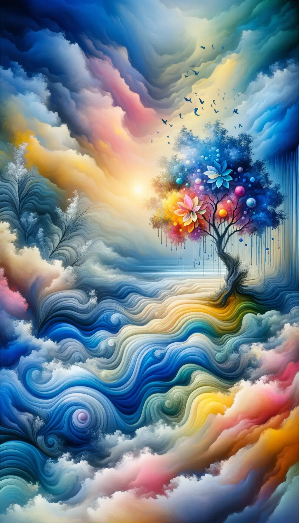 Ocean of Healing: Tranquil Blossoms of Therapy