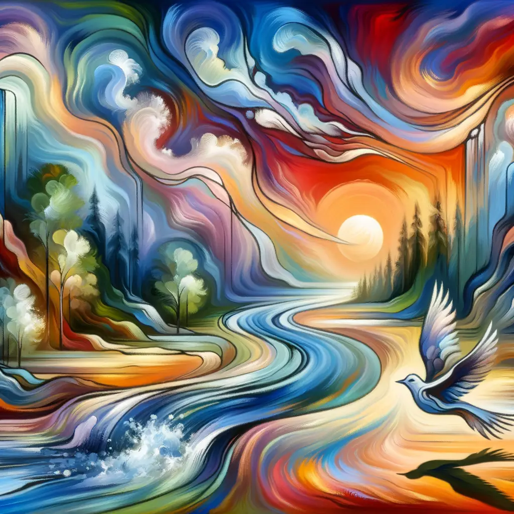 Ethereal Voyage: Whisper of the Flowing Heart