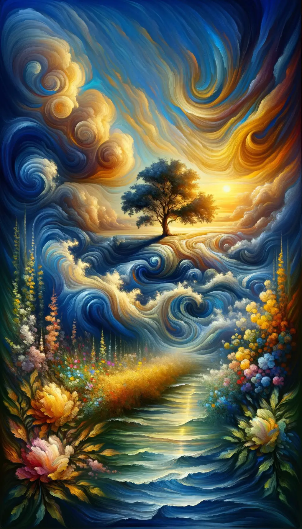 Whispers of Resilience: Surrendered Strength in Baroque Serenity