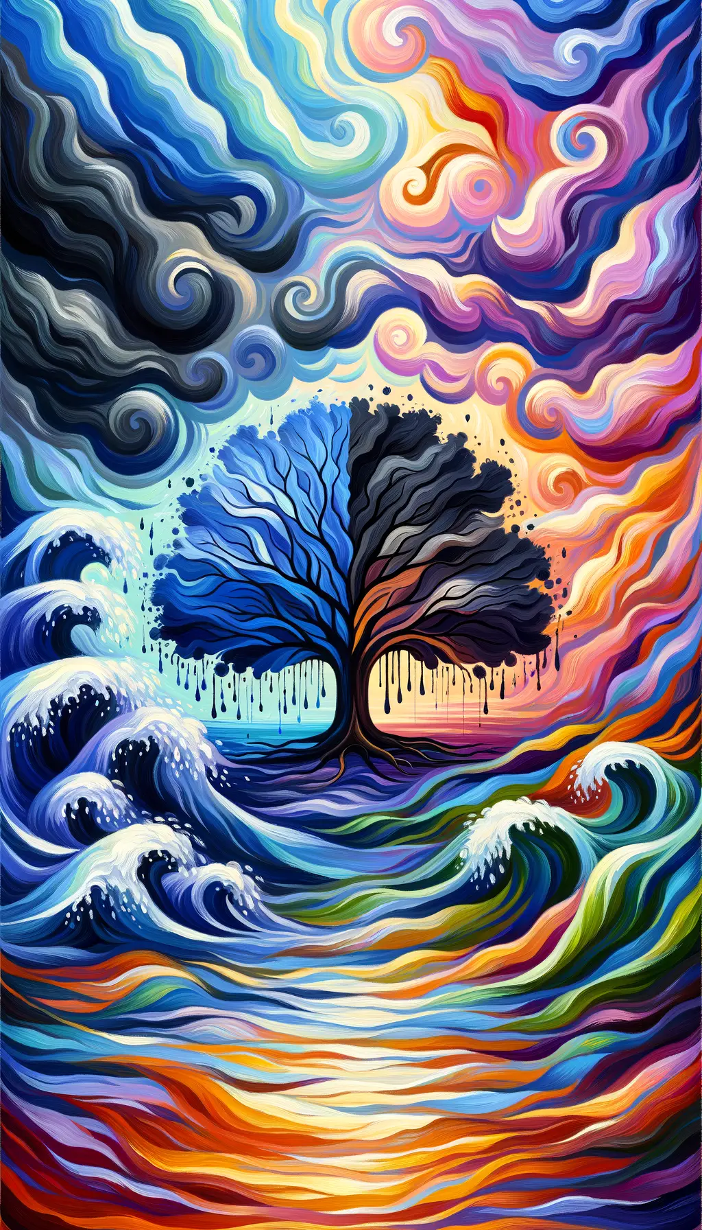 Eternal Stillness in the Maelstrom: A Therapeutic Triptych