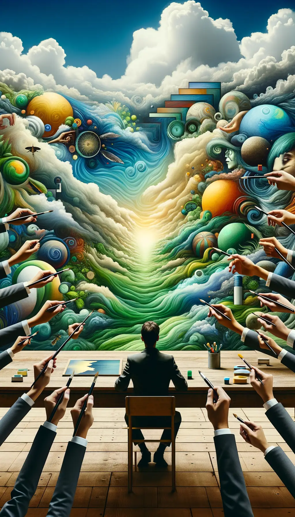 Emerald Dreamscape: whispers of renewal in the green expanse