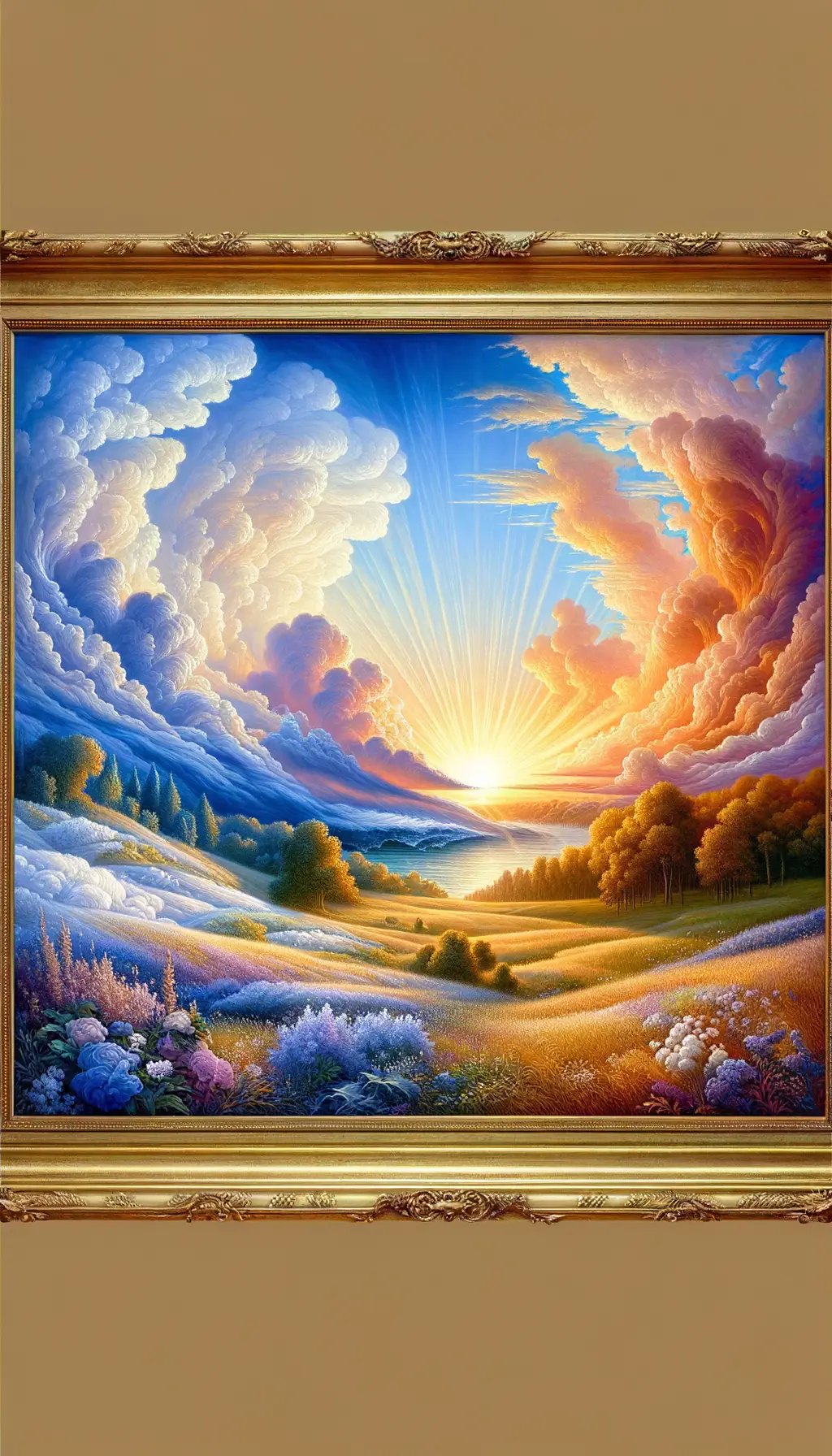 Whispers in Lavender Fields: A Sunset's Embrace of Healing