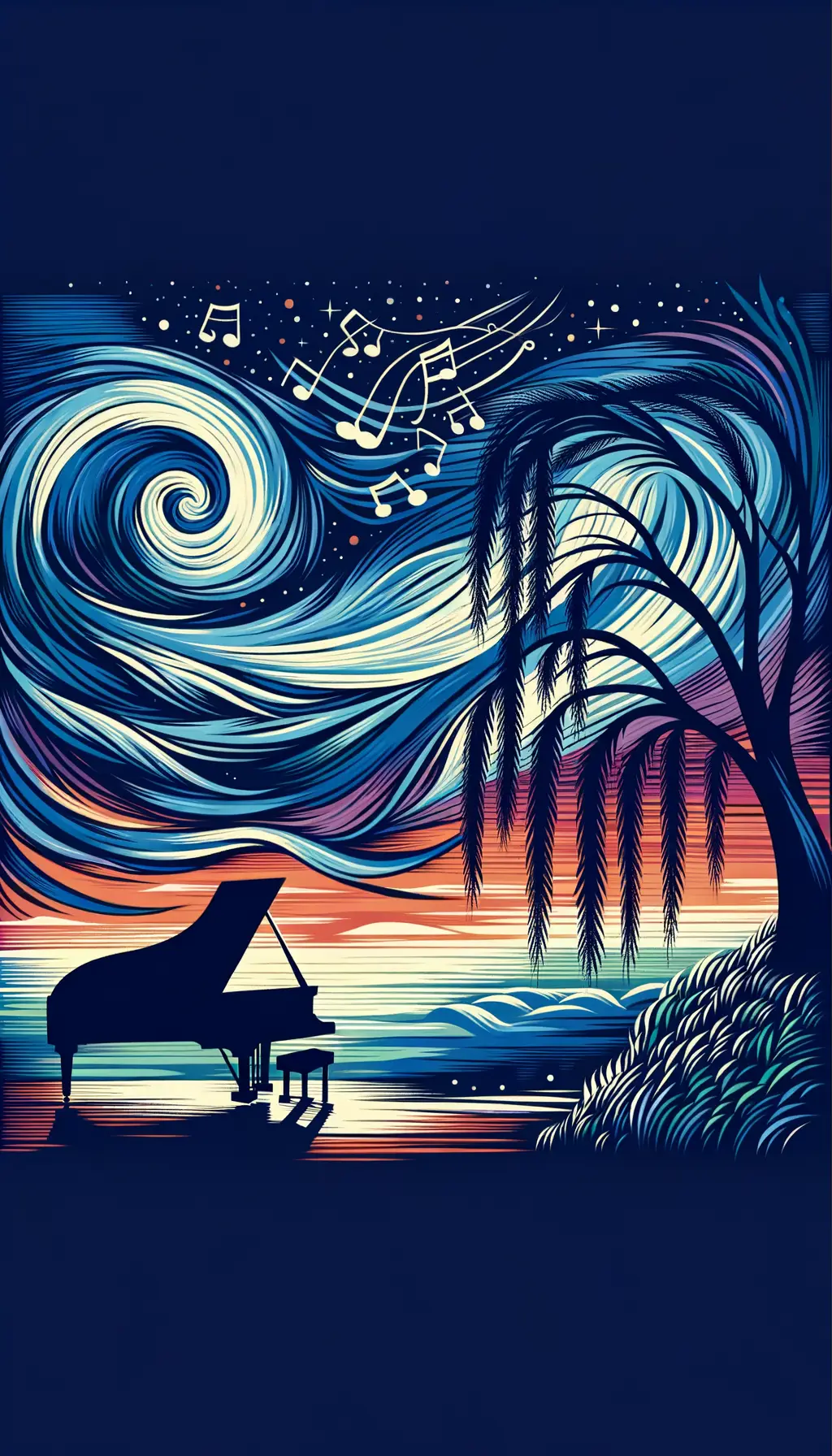 Serenade of the Willow: Midnight Whispers of Inner Strength