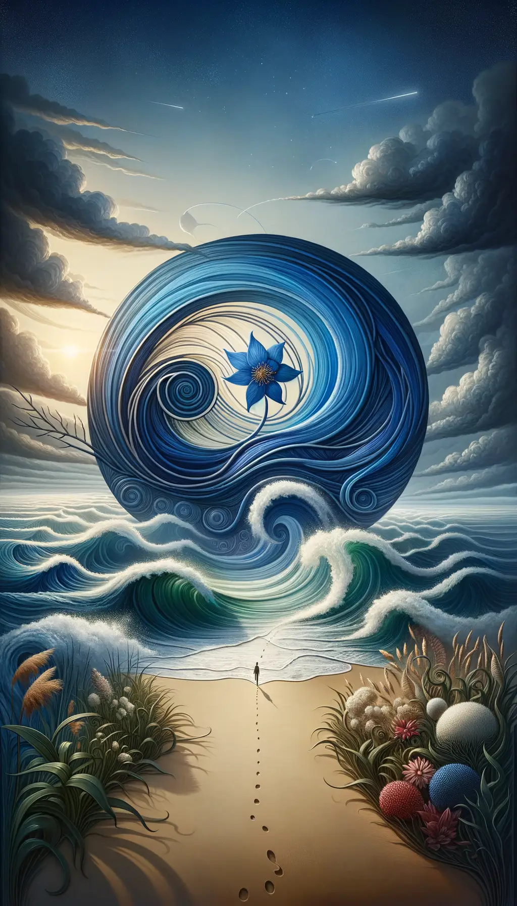 Eternal Depths: An Oceanscape of Growth in Anxiety's Wake