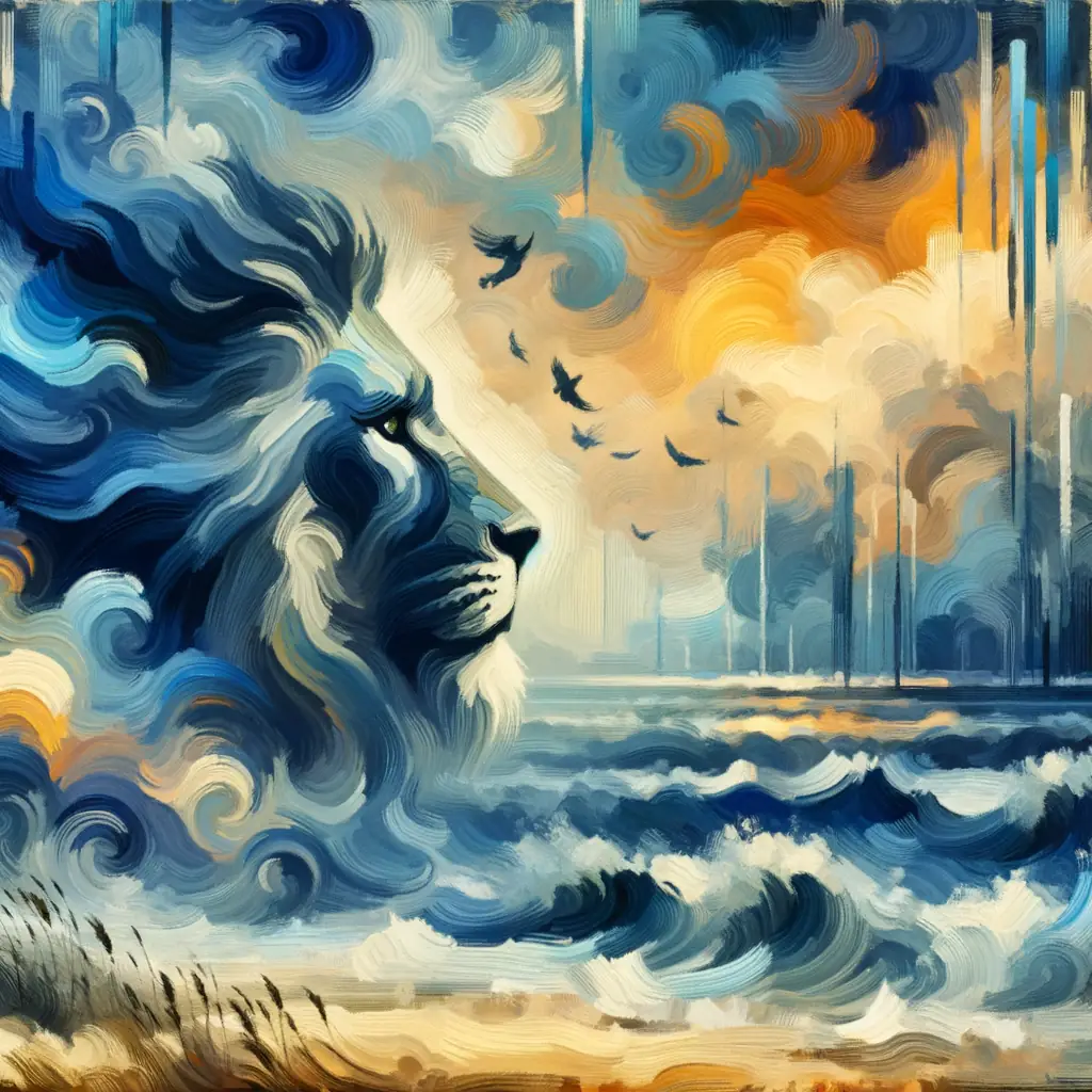 Whispers of Strength: A Therapeutic Blue Symphony