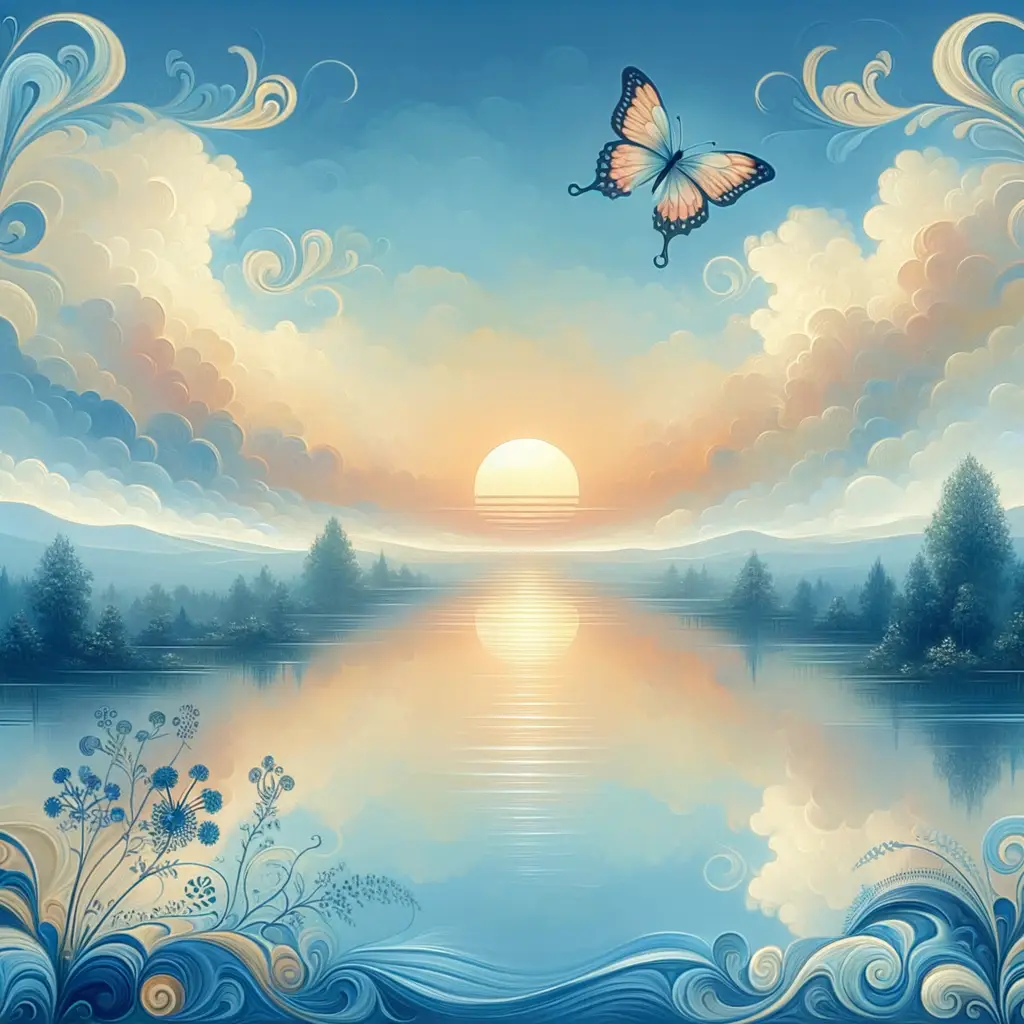 Twilight Reverie: Embracing Transformation at the Lake