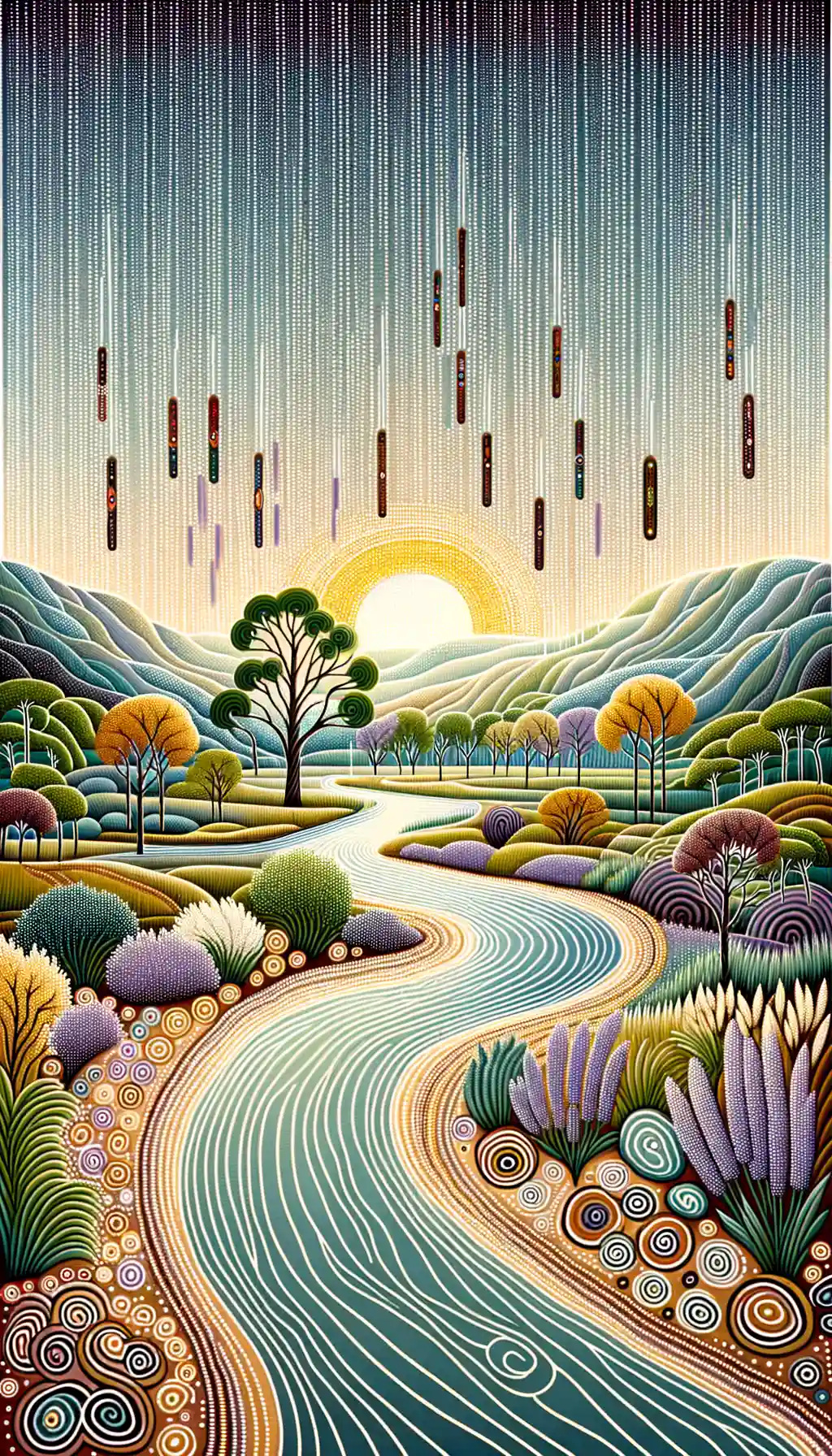 Ethereal Ripple: Whispers of Rain's Renewal