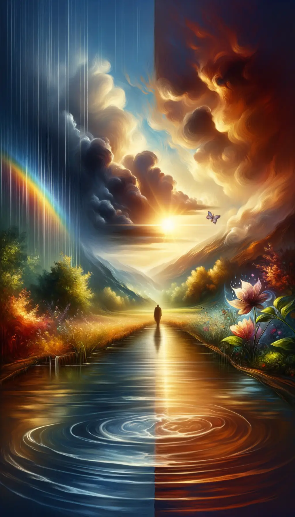 Aurora's Whispers: Healing Hues of Nature's Symphony