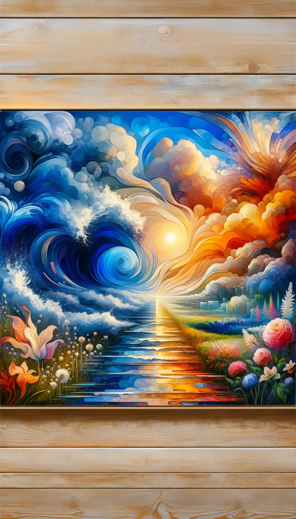 Whispers of Renewal: A Therapeutic Symphony in Mixed Media