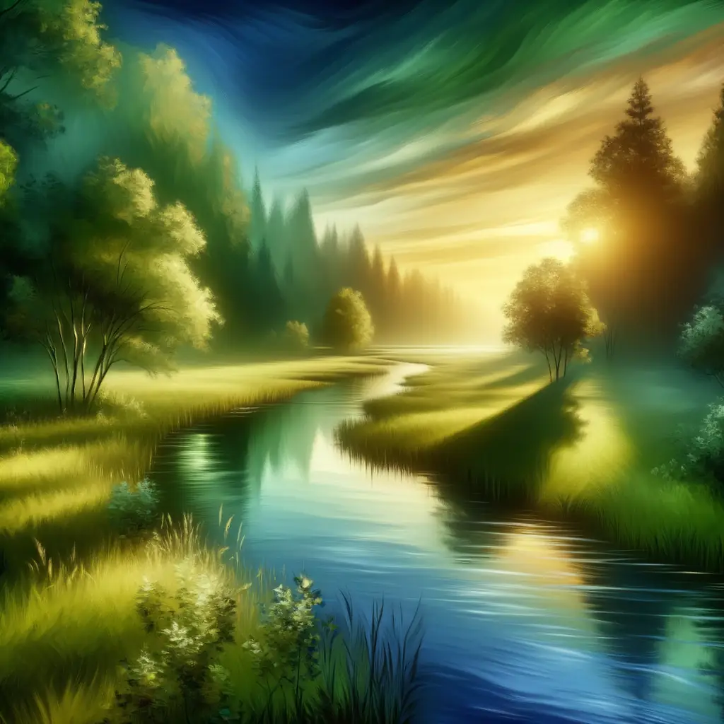 Harmonies of Renewal: A Therapeutic Dawn Enfolds in Tranquil Waters