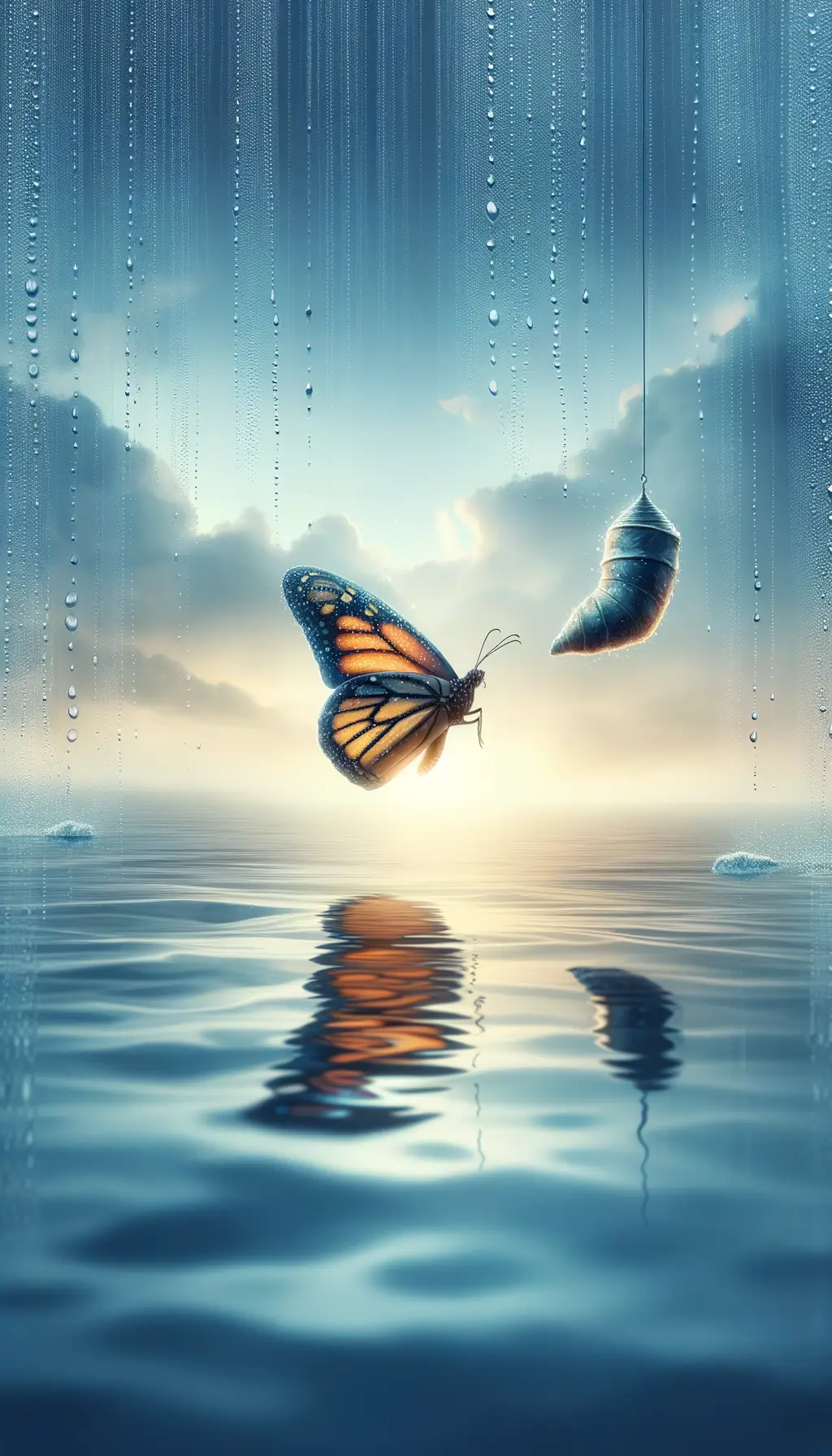 Serenity's Metamorphosis: Whispering Waters of Renewal