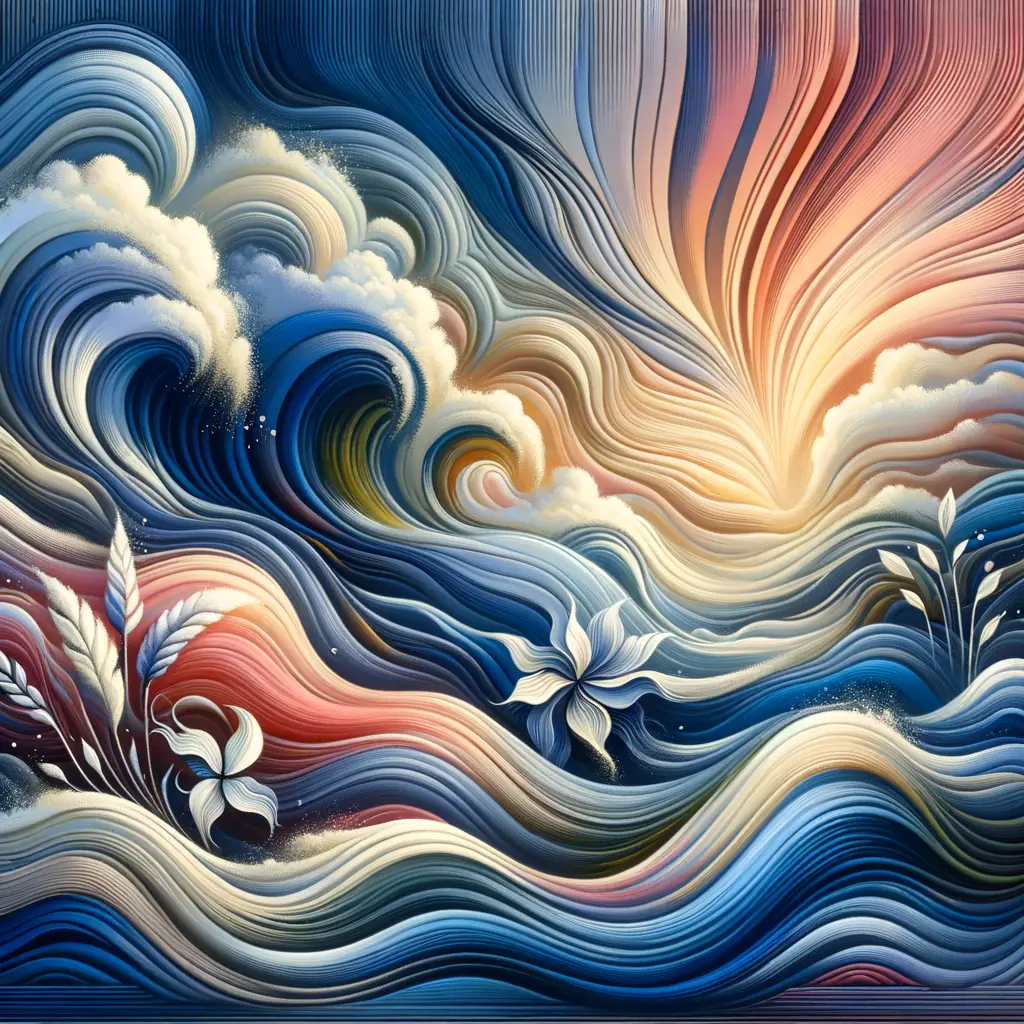 Serenade of the Blossoming Soul: A Therapy Session in Abstract Waves