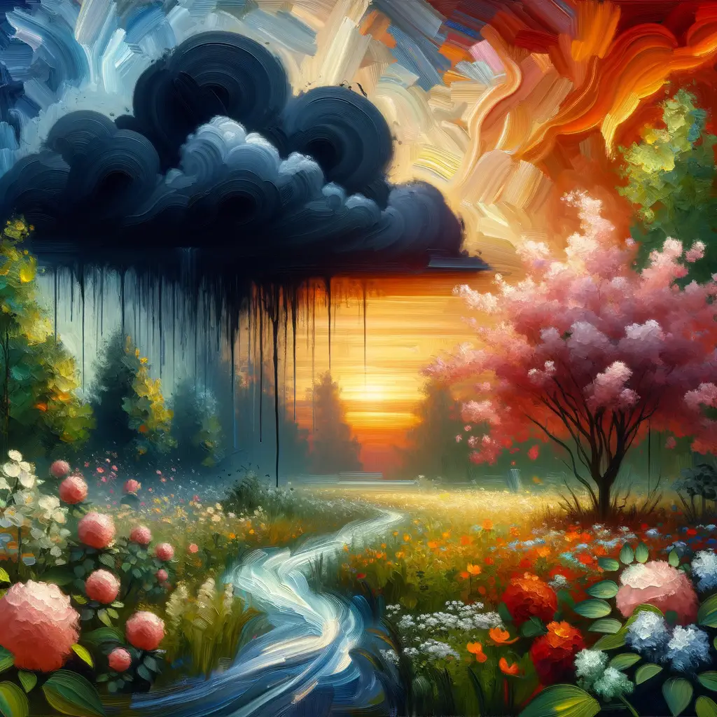Heart's Reverie: A Symphony of Shadows and Light