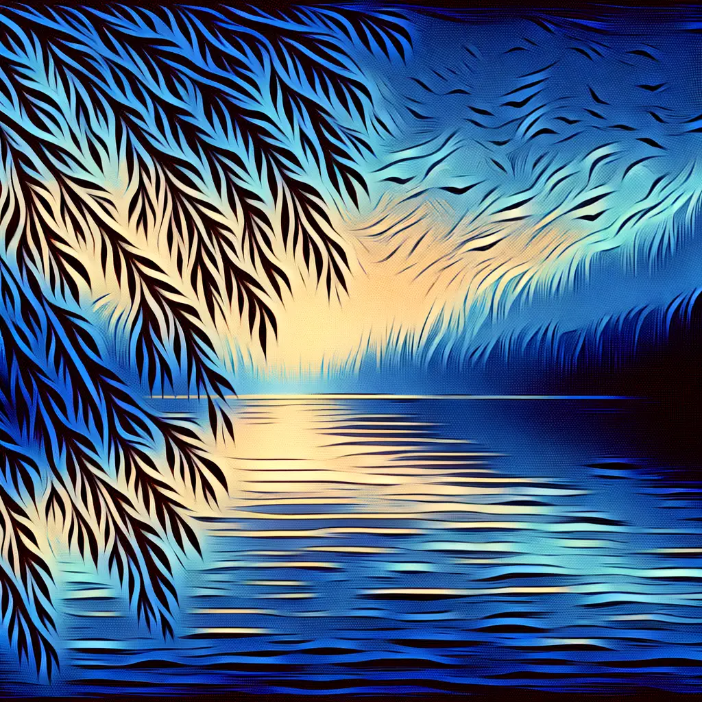 Whispers of Shimmering Grace: Reflections at Dawn