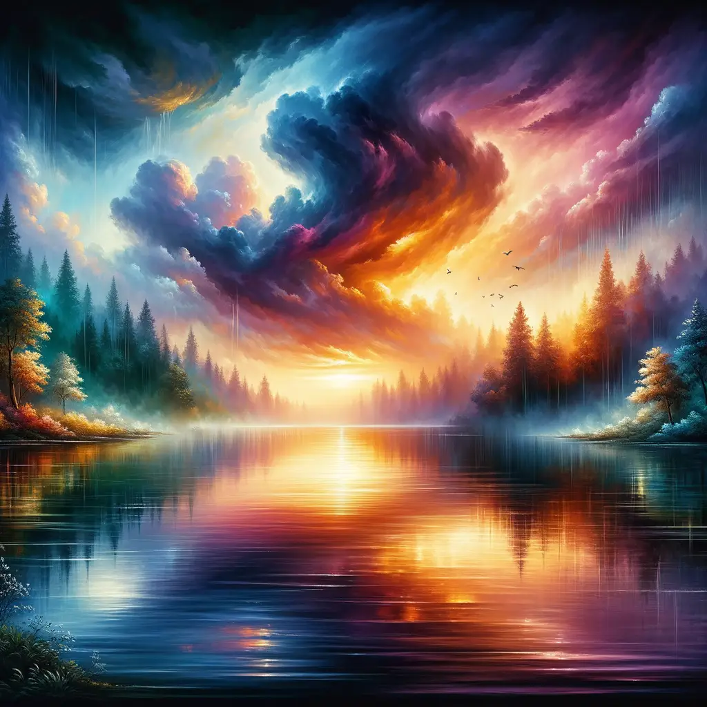 Luminescent Catharsis: A Serenade of Tranquil Radiance