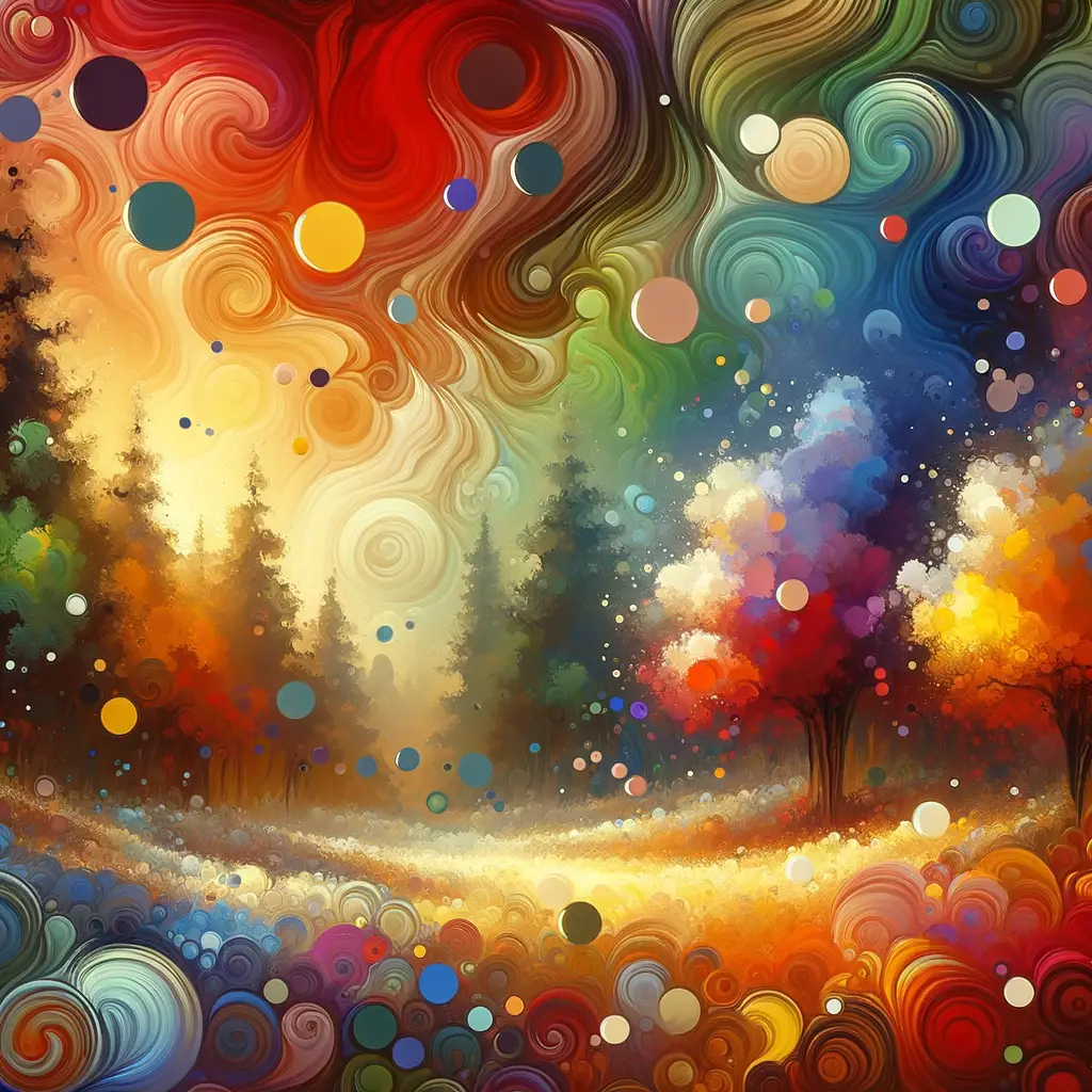 Sunset Serenity: Whispers of Chamomile in the Forest Clearing