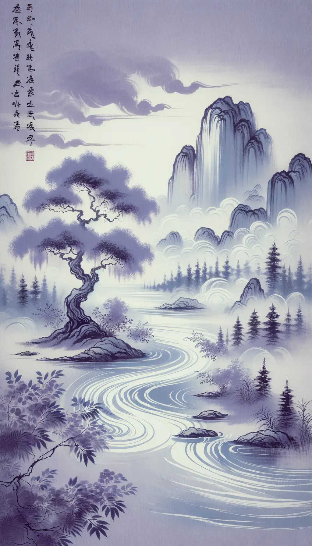 Whispers of the Oak: Healing Serenity in Lavender Creek