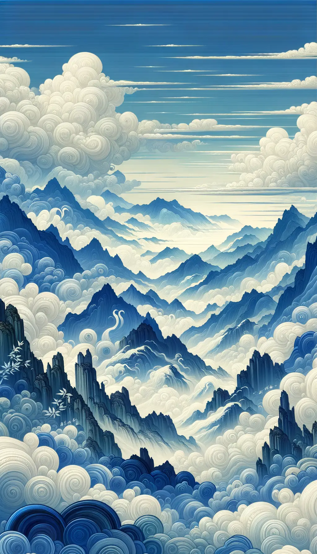 Whispers of the Azure Sanctuary: Tranquility in the Harmony of Elements