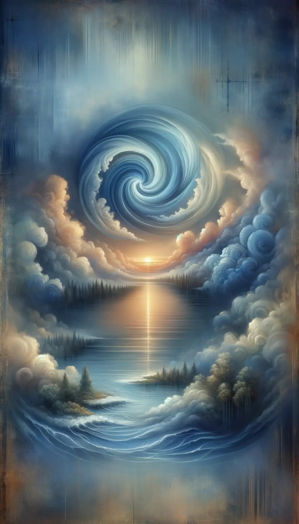 Whispers at Sunset: A Serene Melody of Healing