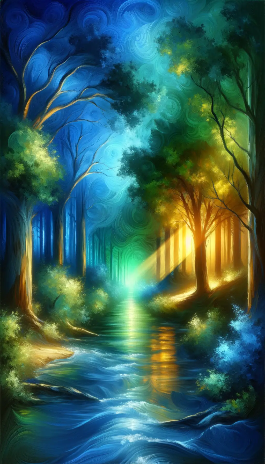 Shadows of Resilience: Embracing Light in the Forest's Embrace