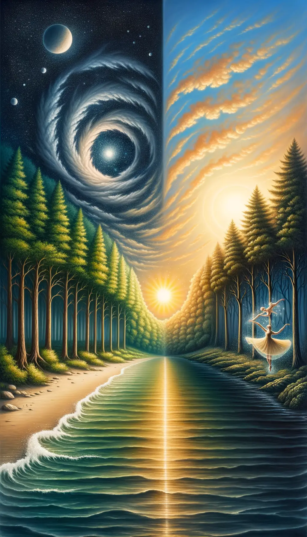 Whispers of Tranquil Twilight: A Symphony of Silent Dance