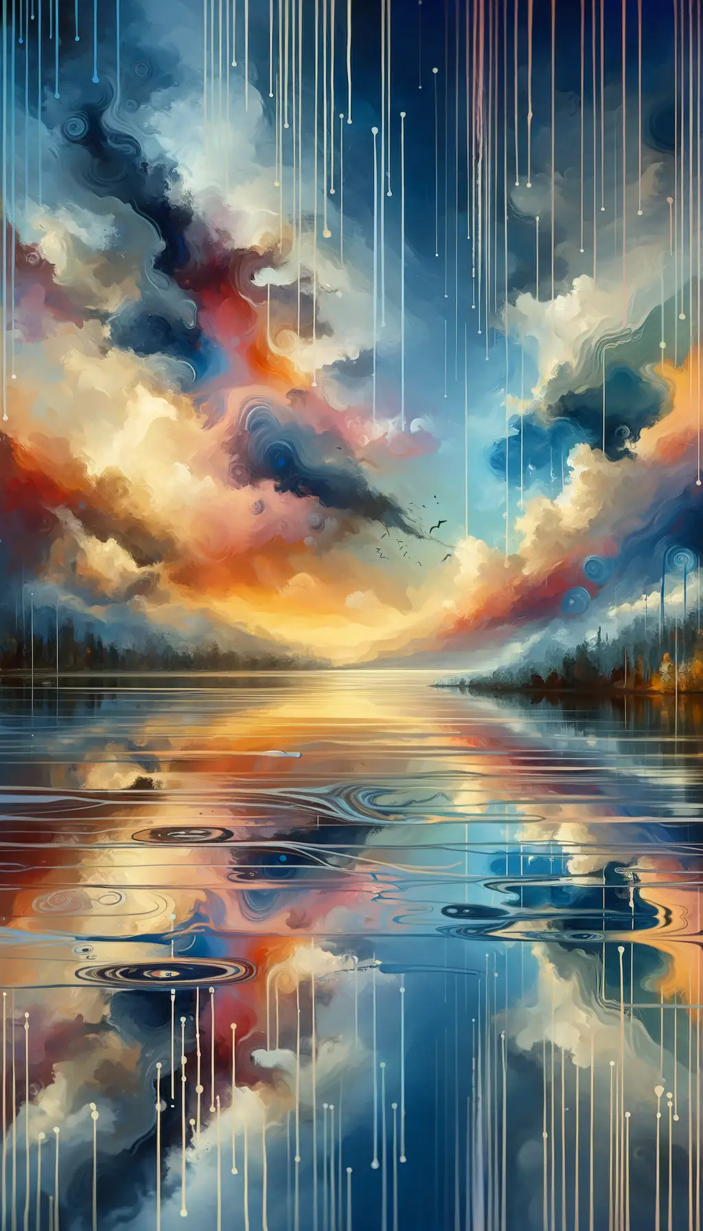 Whispers of Reflection: A Sunset's Embrace for Weary Souls