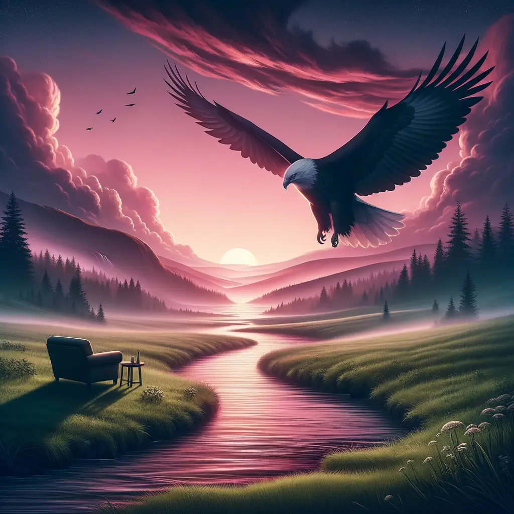 Whispers of Strength: A Tranquil Storm's Embrace