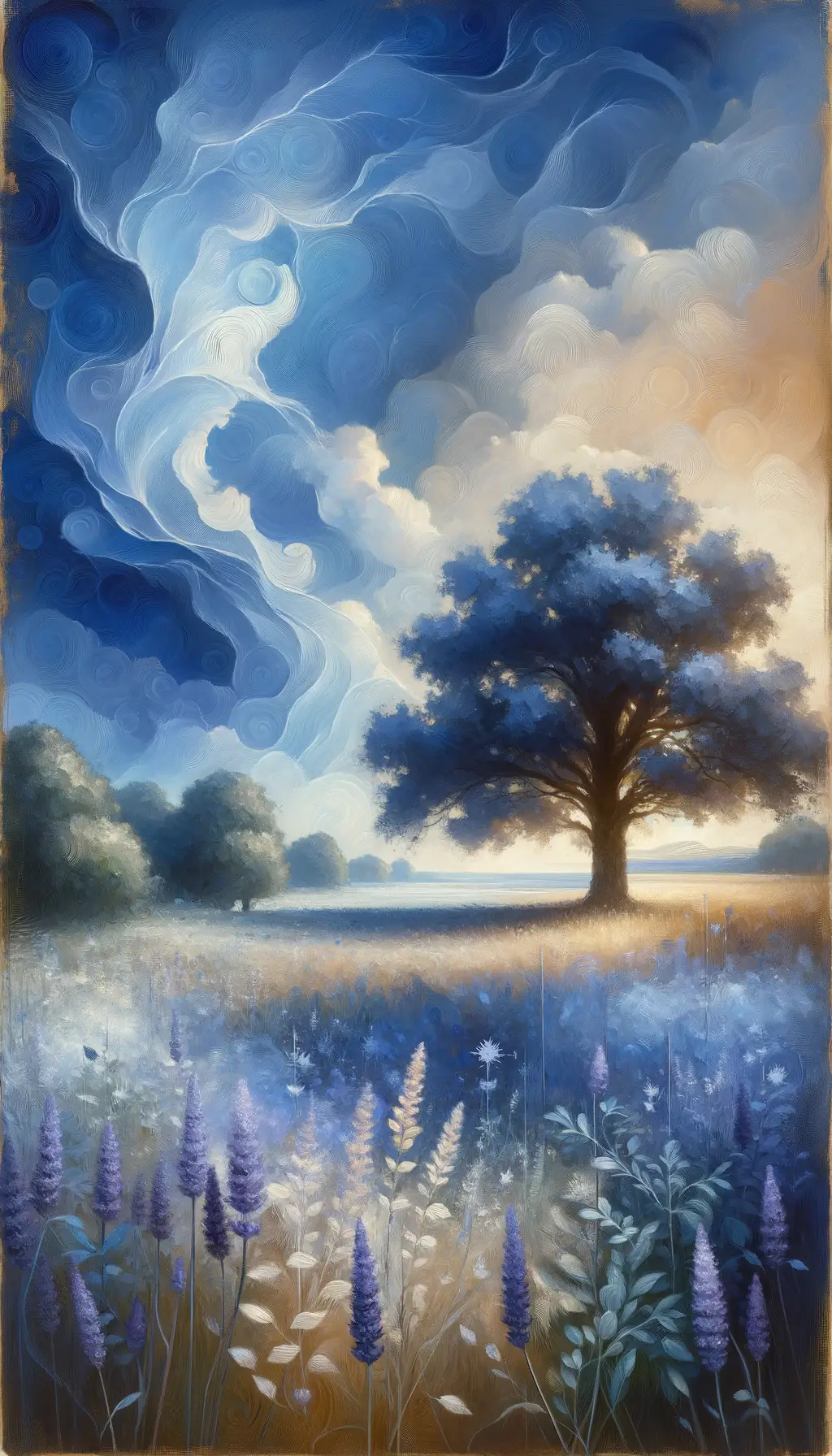 Whispers of Resilience: Azure Reverie
