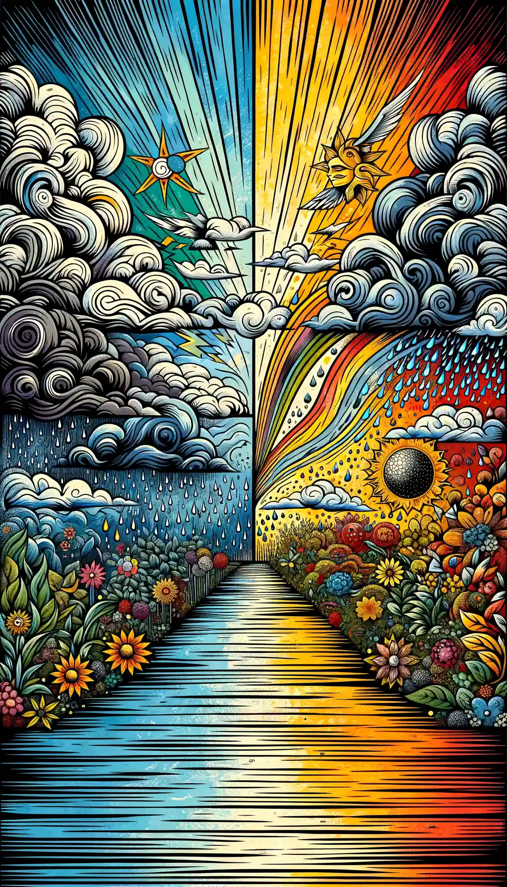 Whispers of Transformation: Graffiti of the Emotional Garden