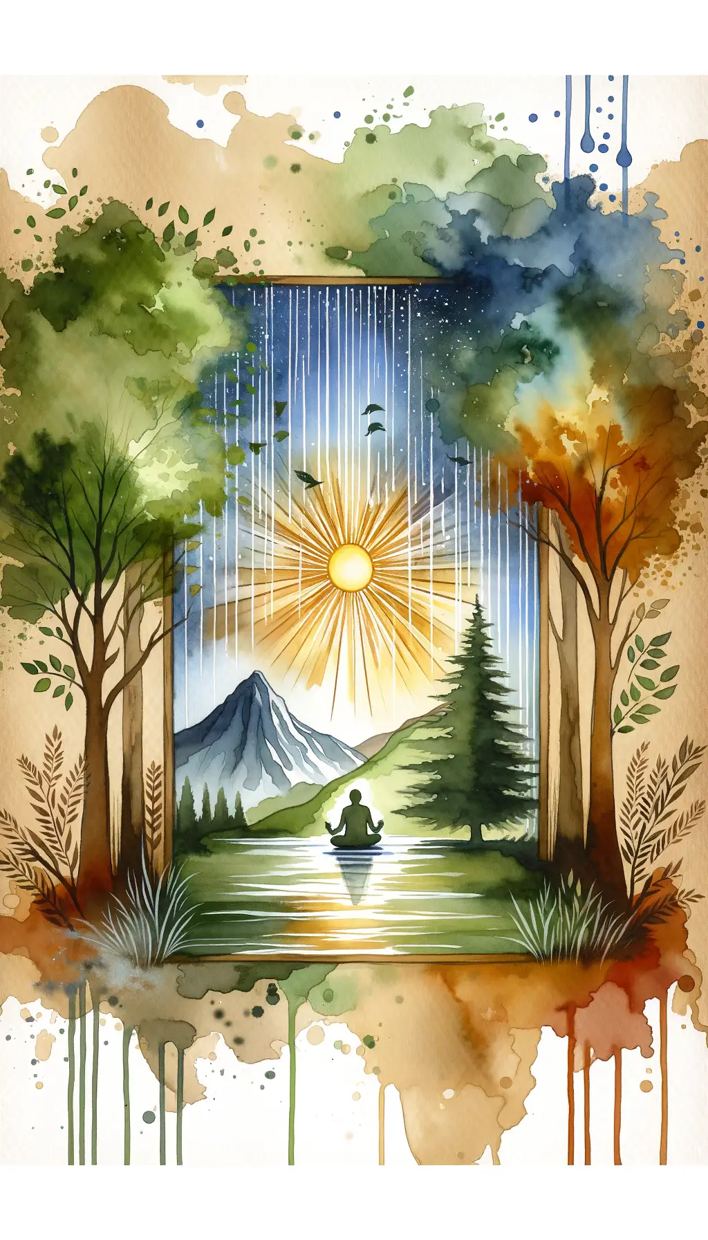 Serenity's Whisper: Mountains of Inner Strength