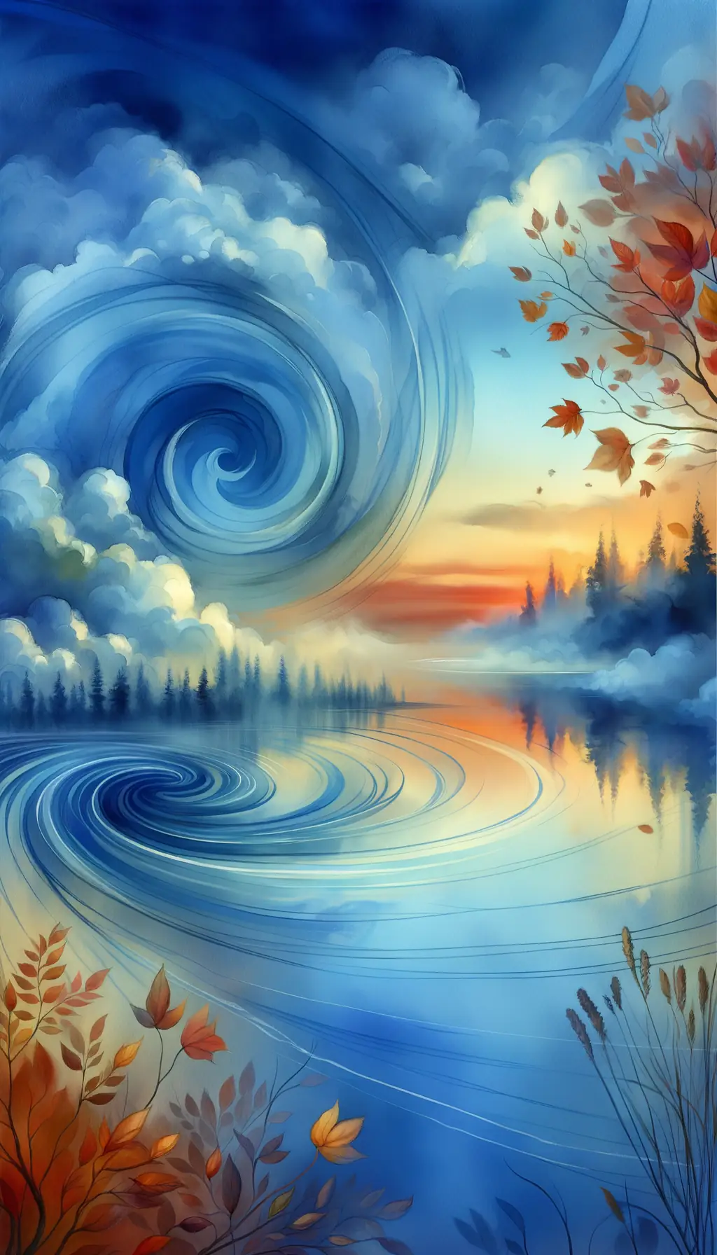 Autumn's Embrace: Whispers of Serenity