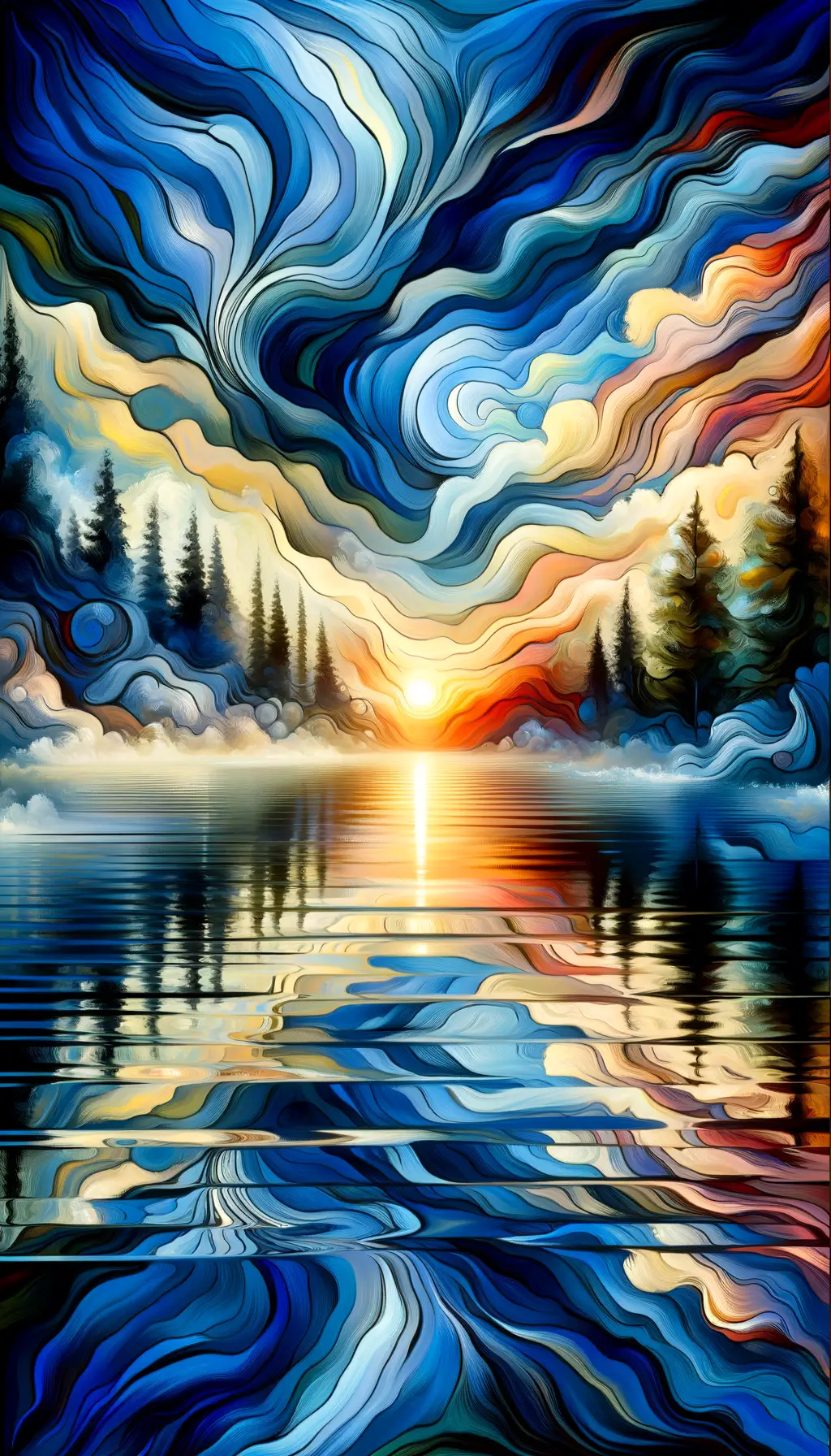 Whispers of Renewal in Azure Dreams