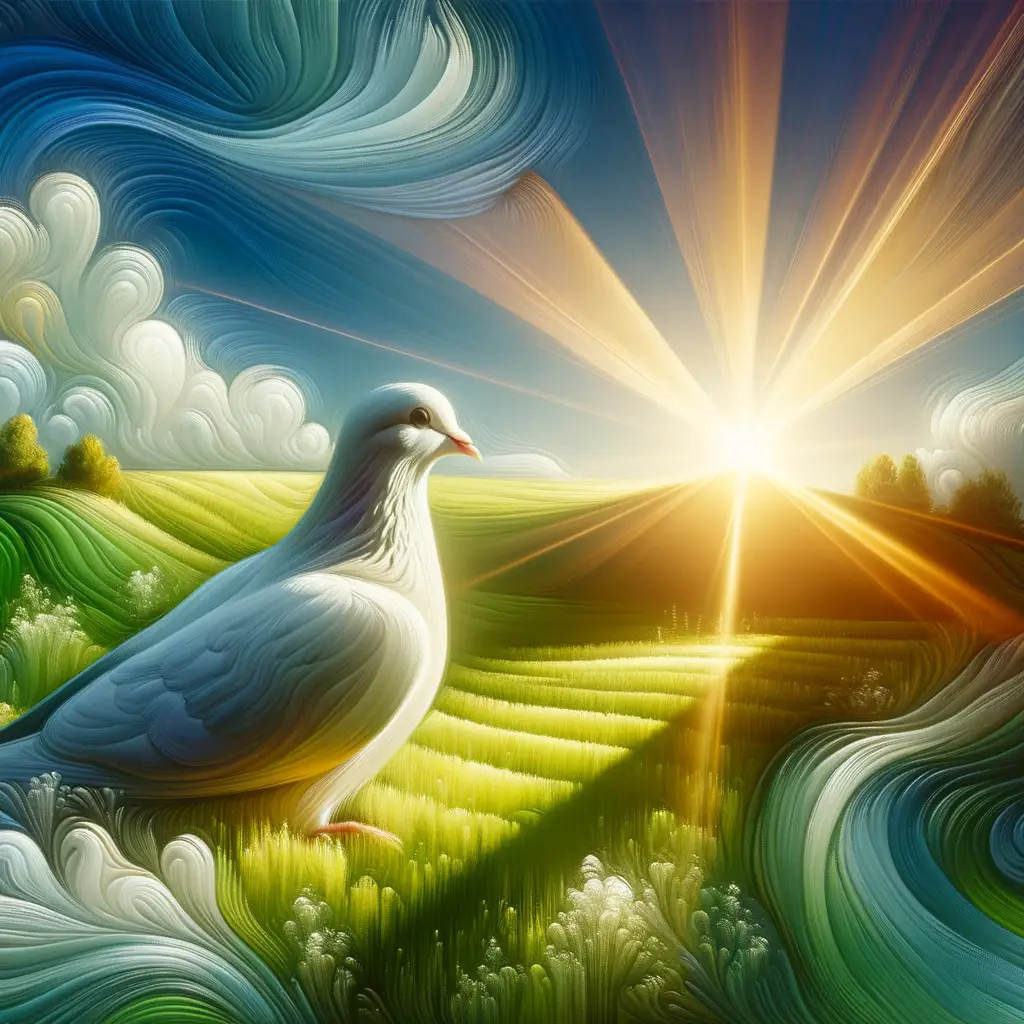 Serenity's Embellishment: Harmonious Dance of Light and Peace