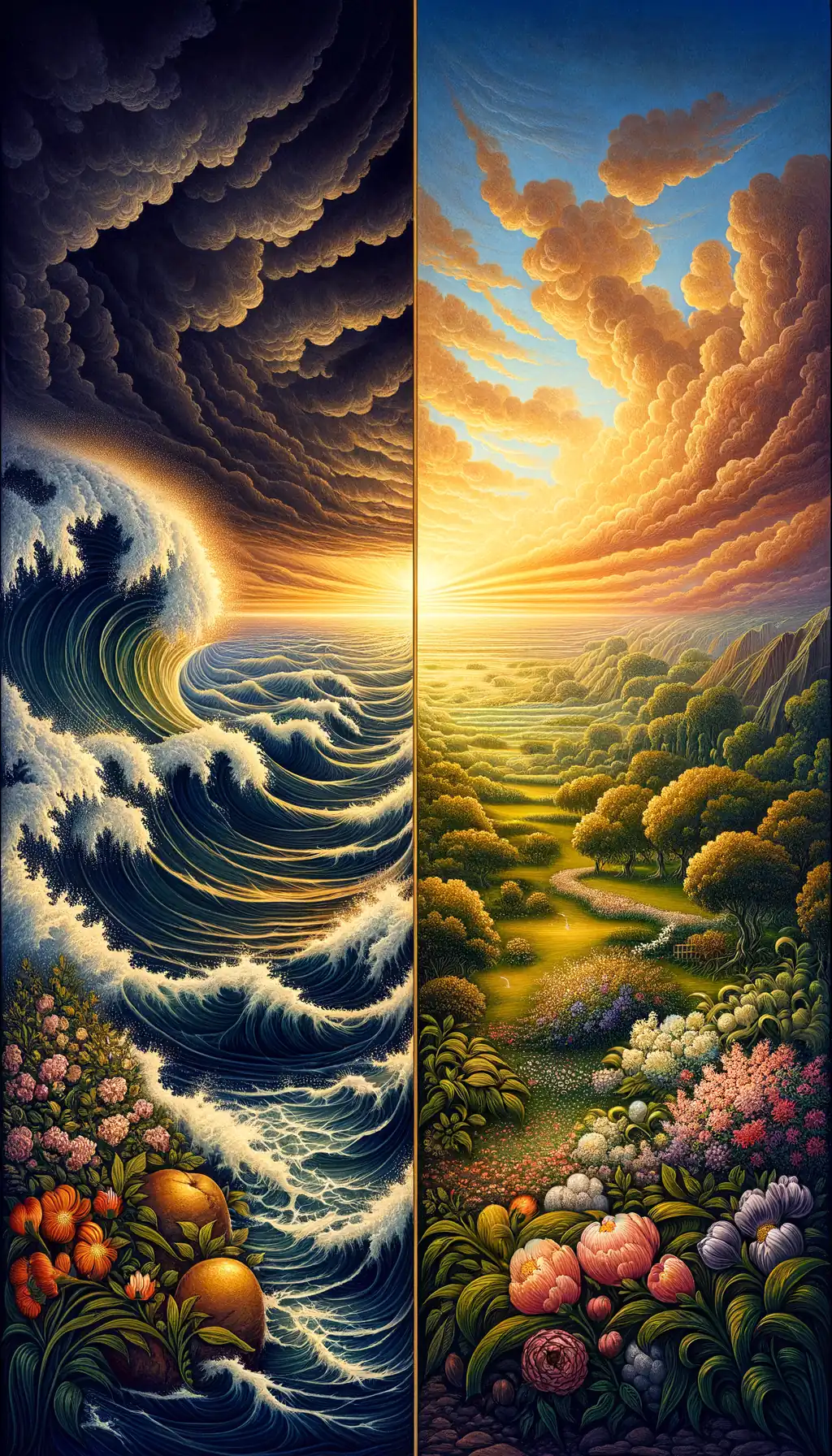 Enraptured Twilight Unveiling: From the Tempest to Serenity