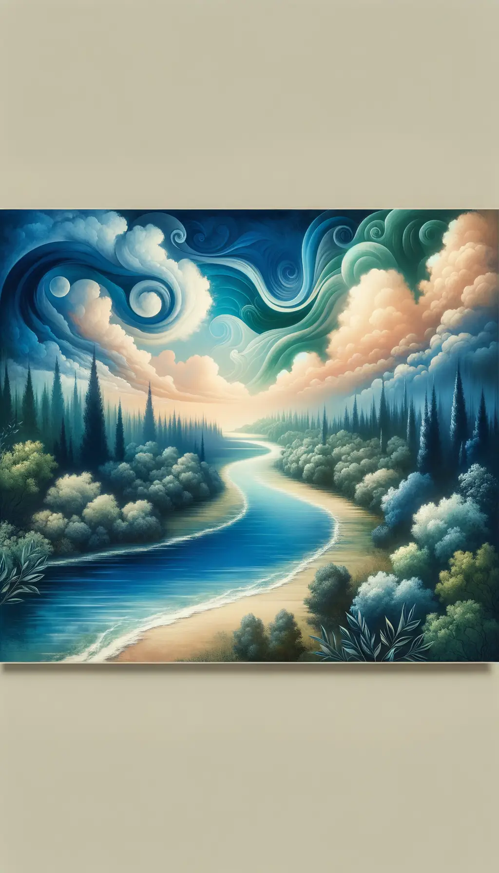 Luminous Journey Through Tranquil Depths