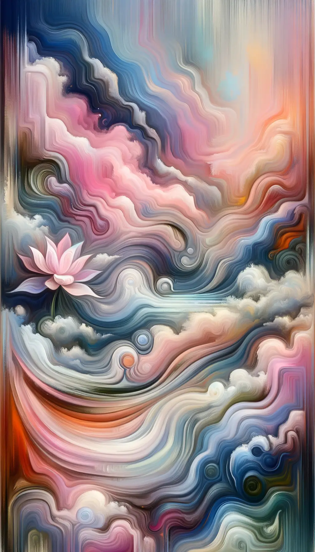 Whispers of the Lotus River: Softness in Blooming Peace
