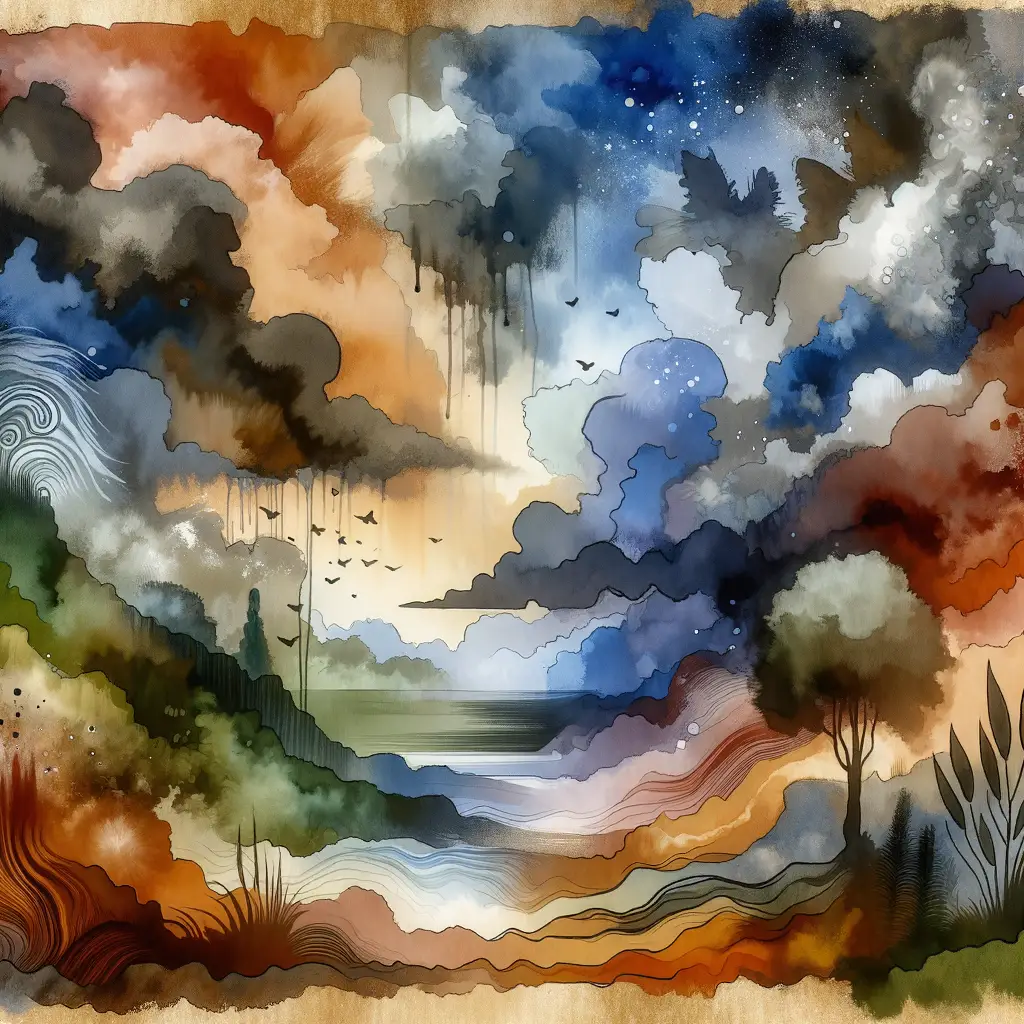 Whispers of the Heart: Shadows in the Ink Wash