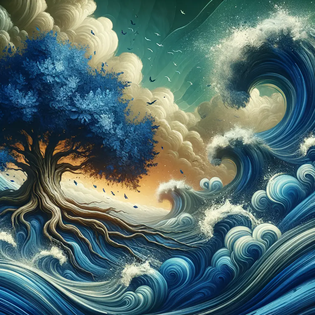 Whispers of the Turbulent Blue: Embracing Growth in Stillness