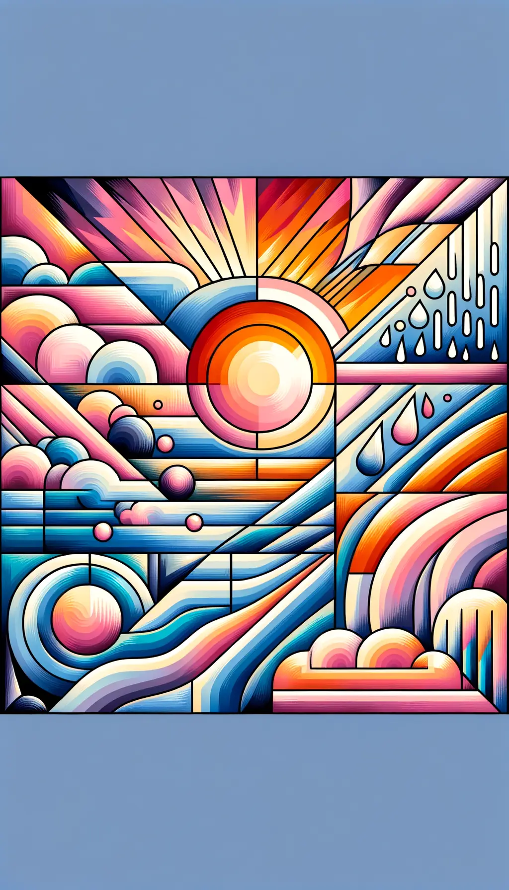 Whispers of Resilience: Embracing the Sunset's Healing Rain