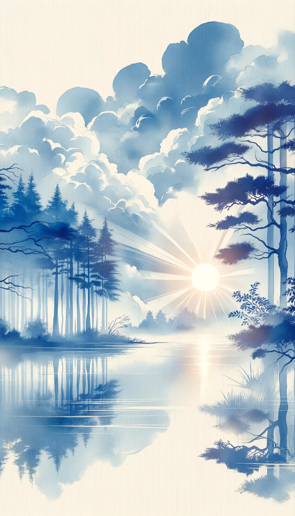 Whispers of Solace: Embracing Light in Forest's Depth