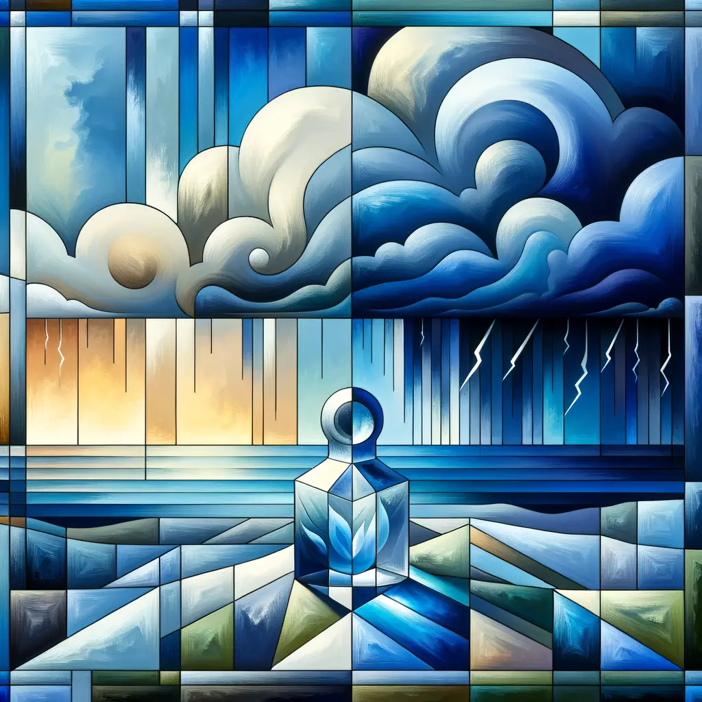 Echoes of Glass in Ocean Storm