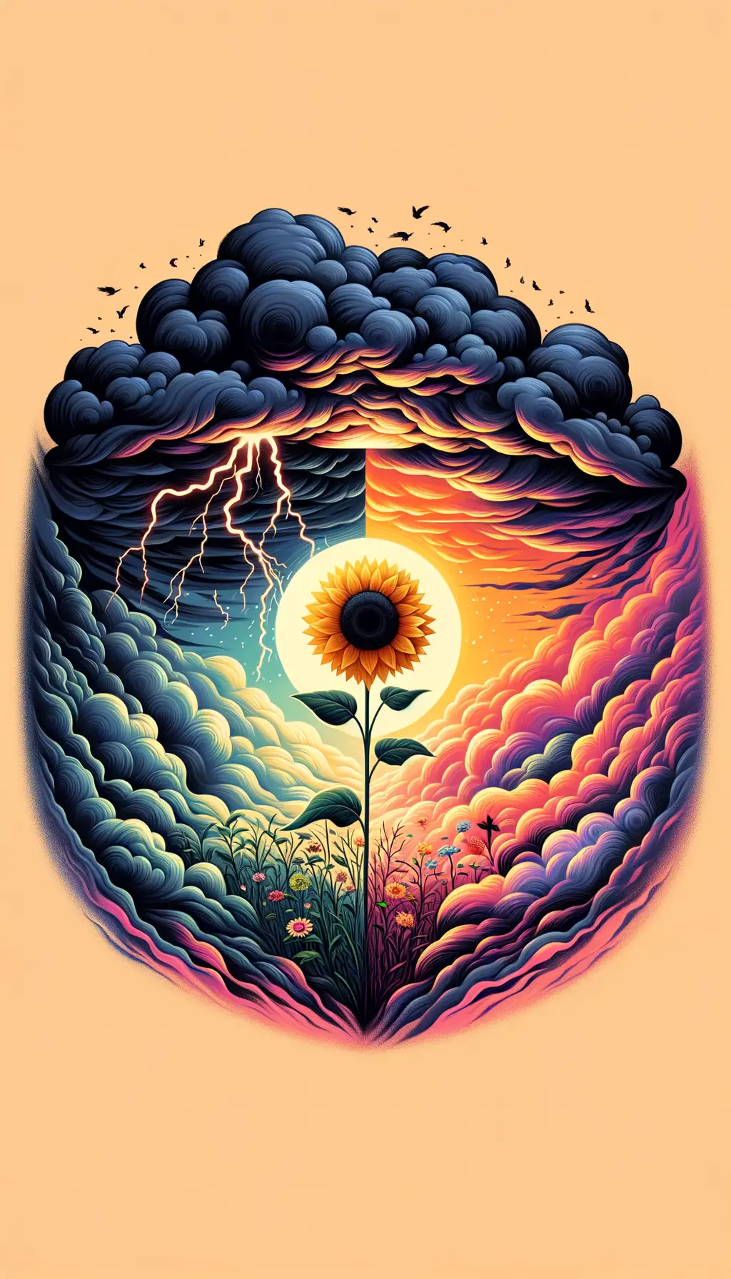 Resilience Blooms Amidst the Anxiety Tempest
